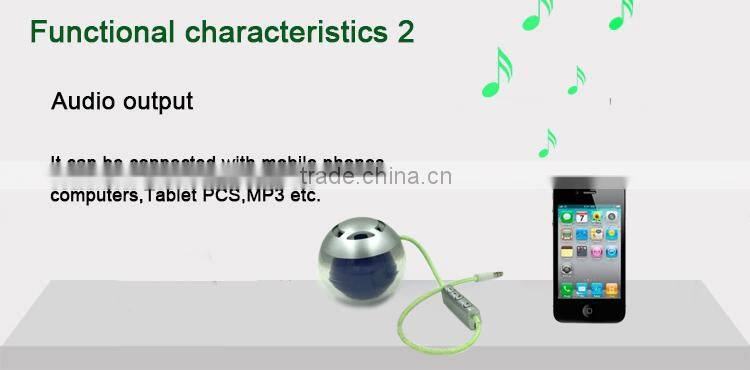 promotional maching stereo speaker portable maching speaker with blister packing