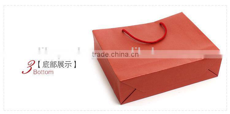 burgundy elegant color special paper gift bag/shopping bag