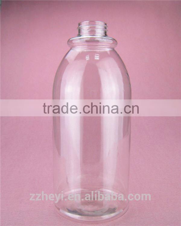 28oz 800ml beautiful round plastic pet shampoo bottle