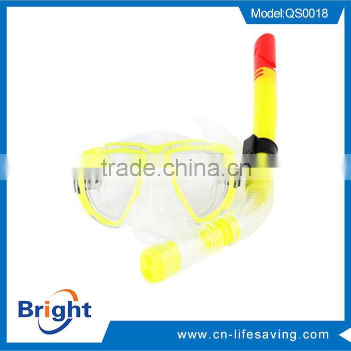 manufacture 2015 new product diving mask snorkel set silicone