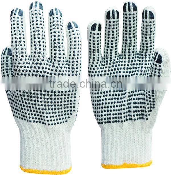 labor dotted gloves for work use in highly quality
