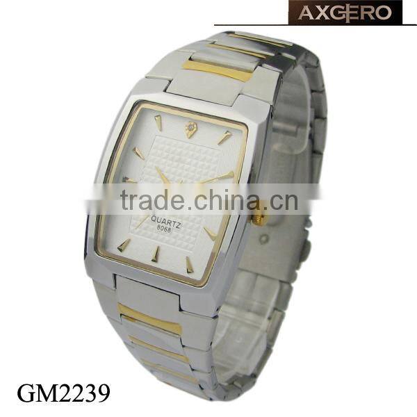 New product unisex 3 atm quartz stainless steel back watch