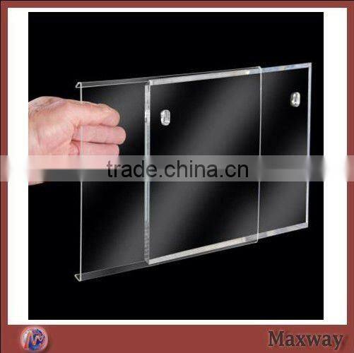 Wall-mounted acrylic poster frame