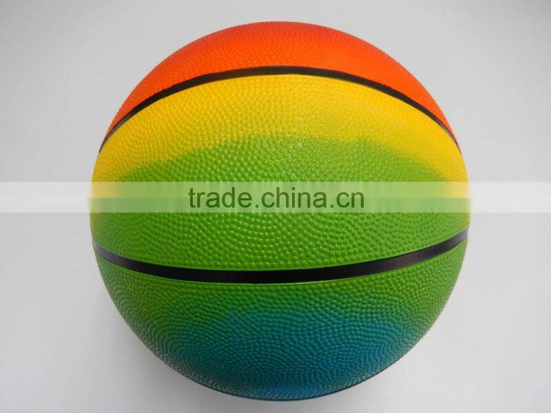 Customized multicolor basketball size 7