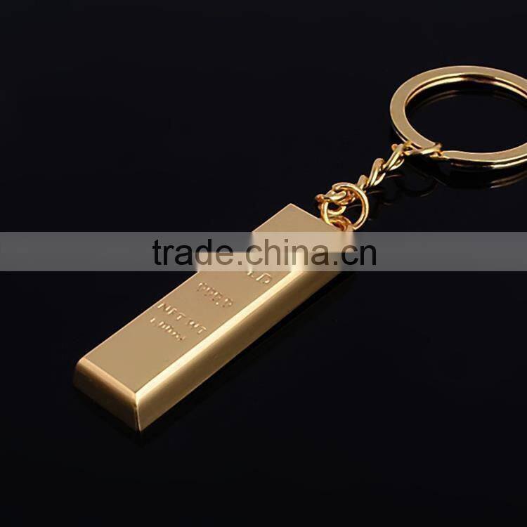 Gold key ring Keychain Millipede BRIC key buckle gold key chain
