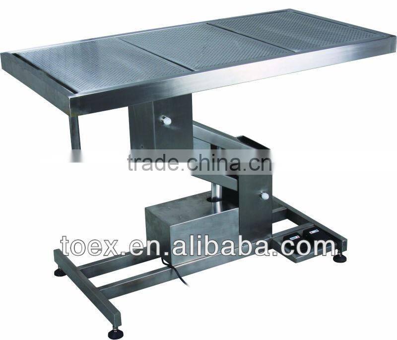 Stainless Steel Electric Lifting Veterinary Surgical Table FT-854