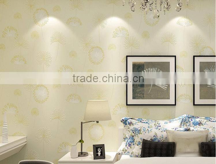 dandelion wallpaper bedroom living room TV background wallpaper