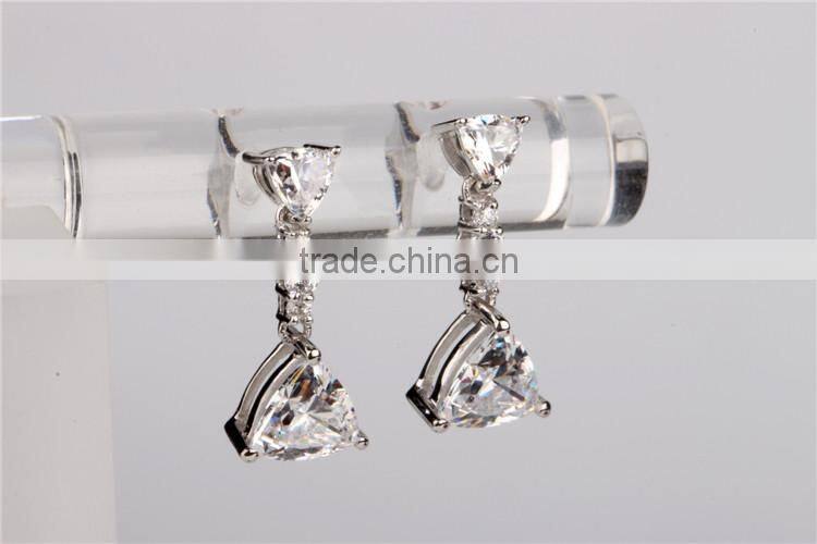 2015 Fashion Newest Design Brass Gold Plated Earring Jewelry