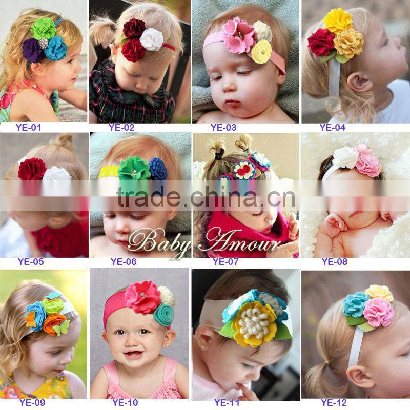 2013 New Arrival Infant Baby Flower Headband