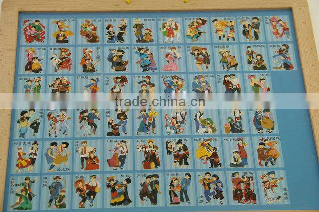 Kids wooden educational toys and map puzzles games