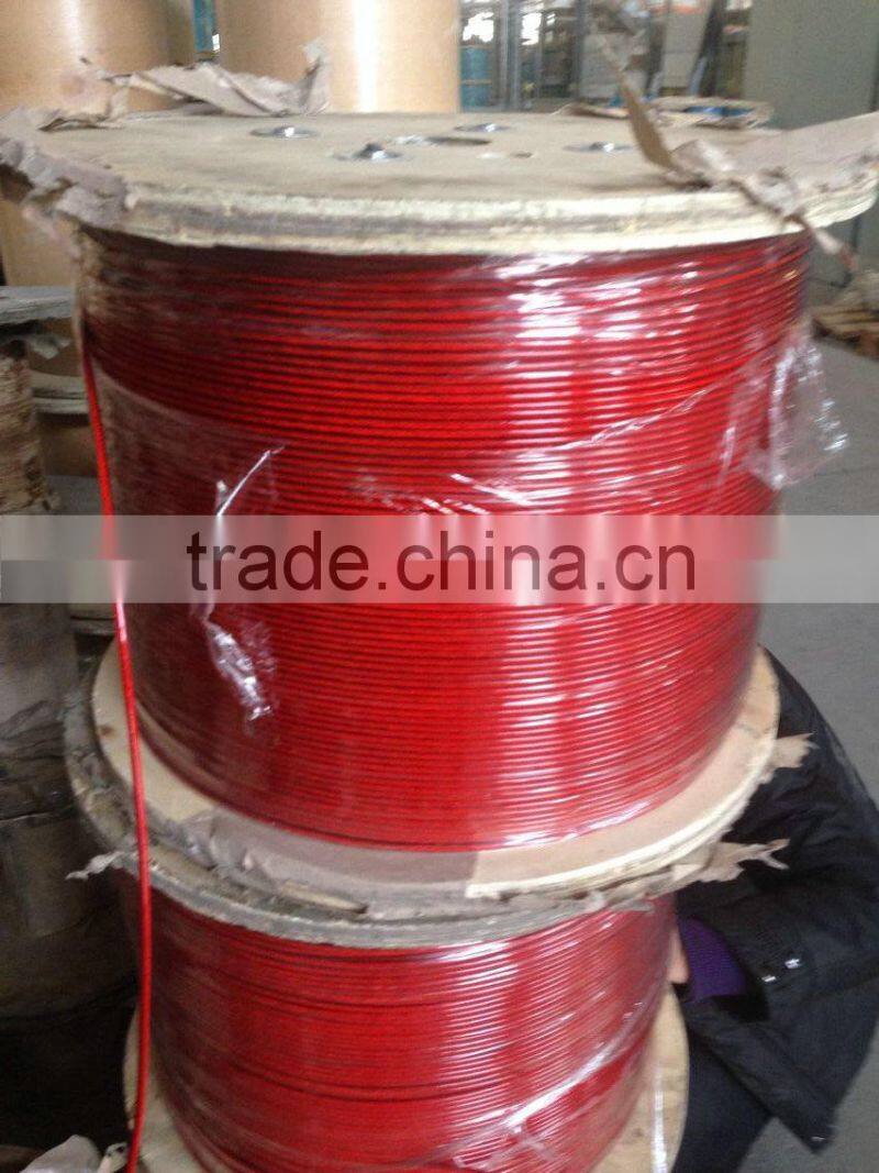 7x7 pvc coated steel cable ( 2.0mm /4.0mm )
