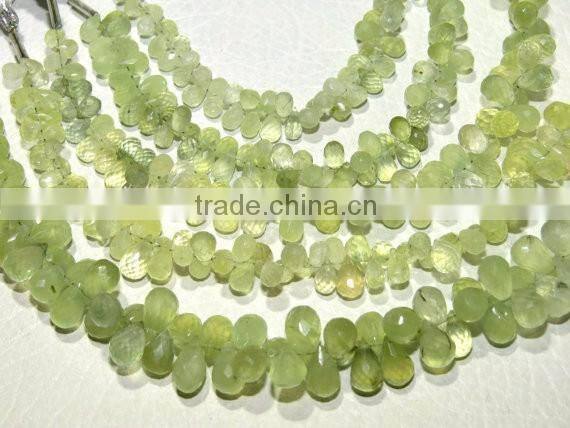 Prehn Faceted Drops Shape Beads