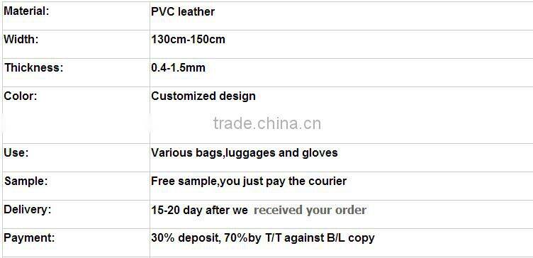 printed pattern fvc film for note book covers