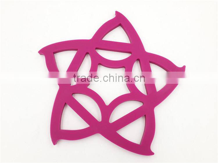 Top sell silicon foldable cup mat in tableware