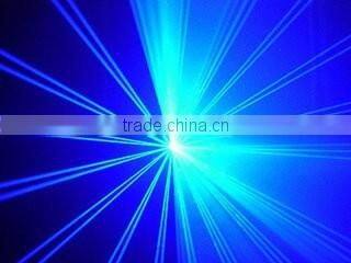 Mini stage single blue laser light show