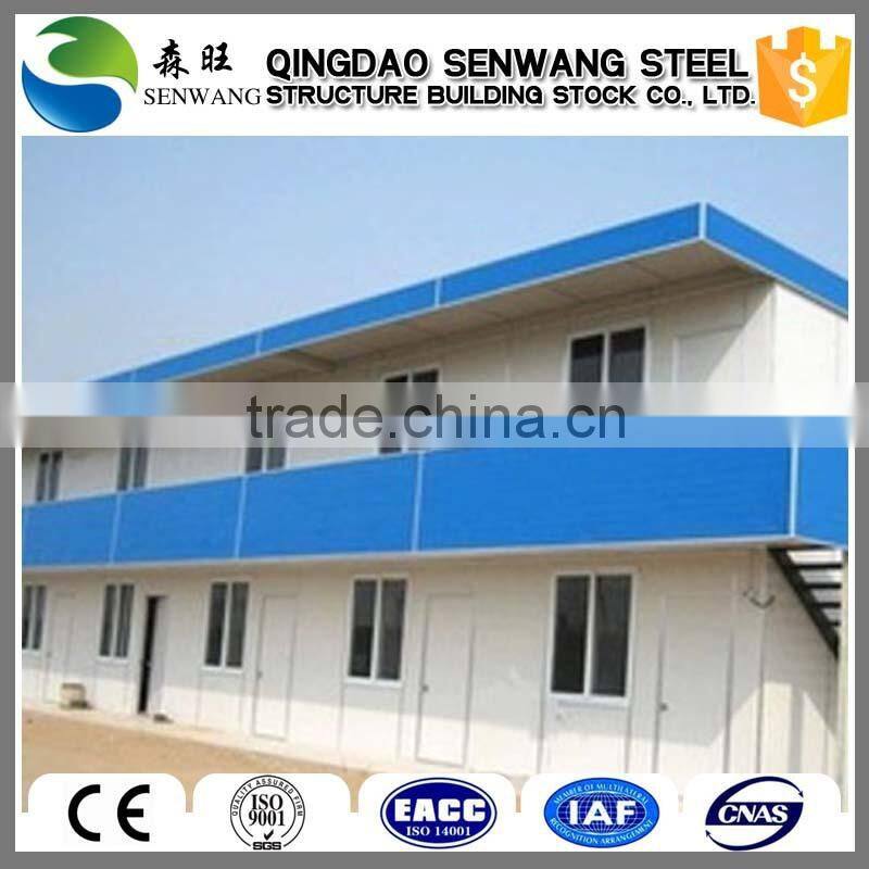 Worldwide Delivery windproof workers Steel Prefab House