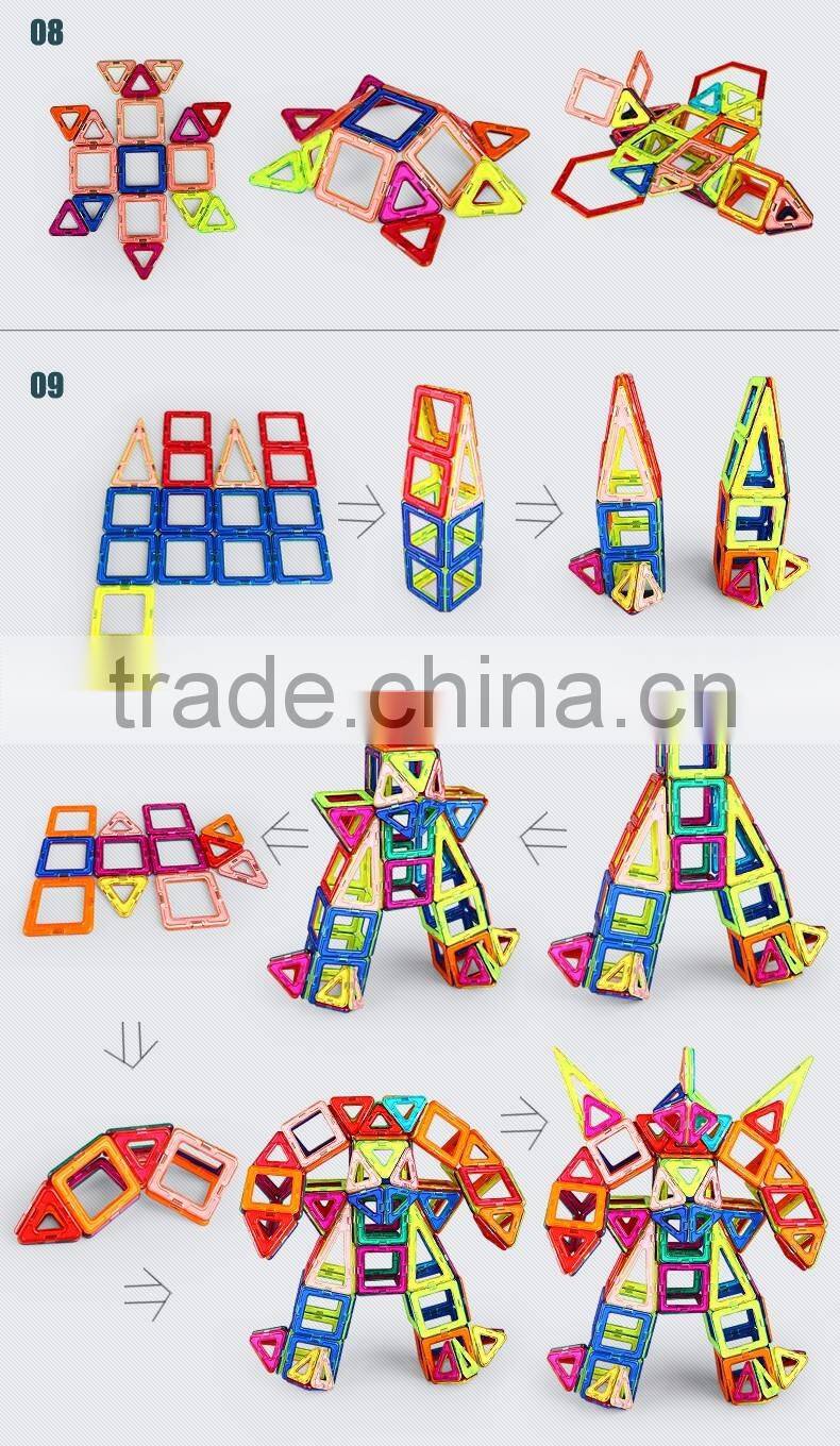 Children toys magnetic blocks set, ABS building blocks for kids