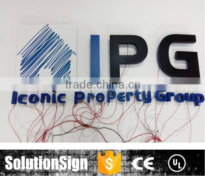 OEM metal frame DIY LED channel letters with stainless steel