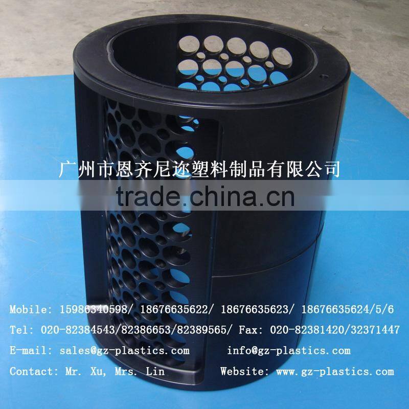 Guangzhou factory new products CNC machining technology plastic drilling POM Delrin tube