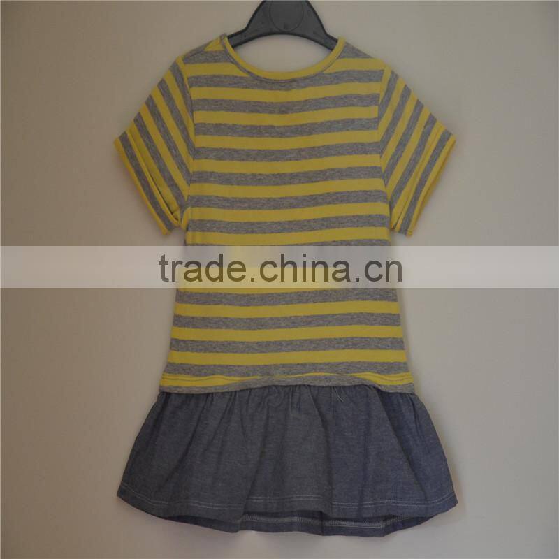 baby girl Tshirt dress,summer kids clothing dress,Custom Children Girl T Shirt Dress