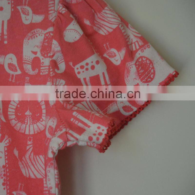 Whoelsae kids sleeping clothing High quality cheaper price 2 Piece Pajama Set 100% Cotton