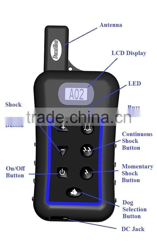 Hot selling Rechargeable in ground pet fencing system & 300 meters remote dog trainig collar
