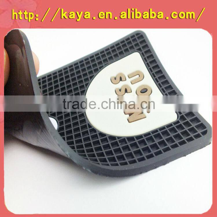 factory custom rubber animal print coasters