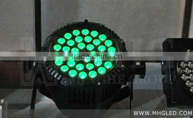 Tri color LED par 64 dj light stand