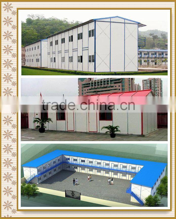 prefabricated sandwich panel steel warehouse rack for sale