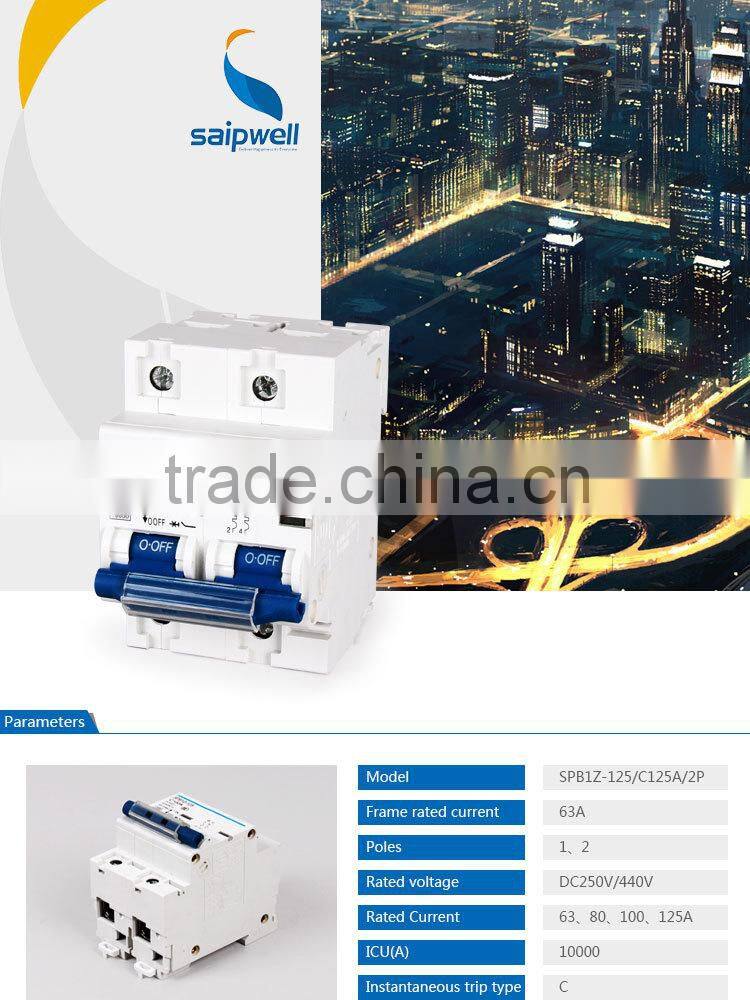 SAIP/SAIPWELL China Price New Earth Leakage Type Manufacture Cheap 380V Circuit Breaker