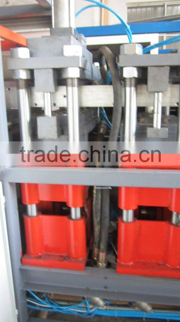 servo motor control plastic thermoforming PP plastic lid cover machine