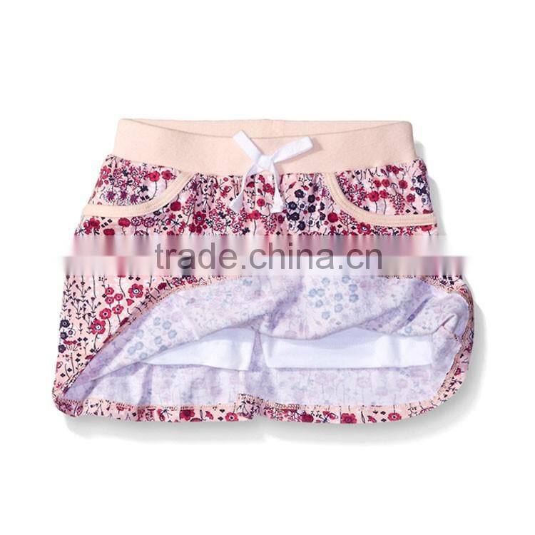 Custom girls fancy play tennis gym short hot stylish children mini skirt