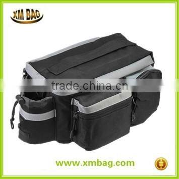 2016 China supplier multicolor bike tail waterproof bicycle bag, fitness bicycle saddle bag big storage