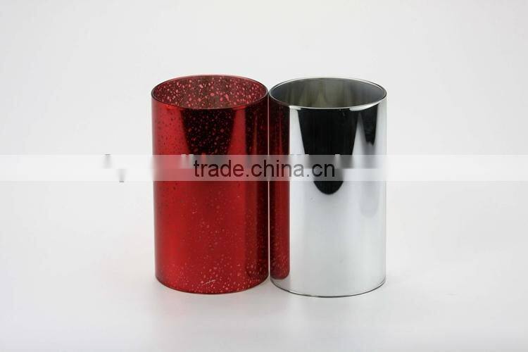 color printed votive glass candle holder