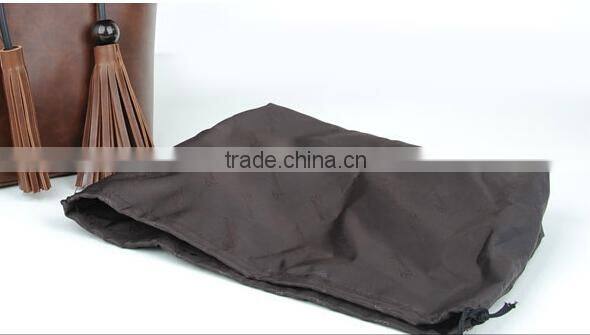 European style lady random belt bags long bucket shoulder bags