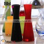 Best Selling Colorful Round Crystal Glass Vase/Home Decoration