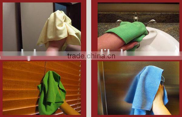 100% Polyester Fast-Drying Cleaning Microfiber Towel / Microfiber Towel