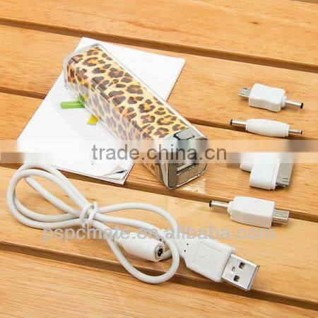 Lip Stick Power Bank 2200mAh with Full Color Printing Mobile Phone Power Bank