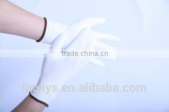 Cheap Economic 13G PU Glove PU Palm Coated Palm Fit Safety Work PU Gloves for Safety