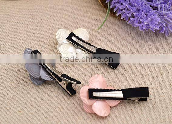 ladies fancy flower pearls hair grip hair clip bulk hair accessory for sale