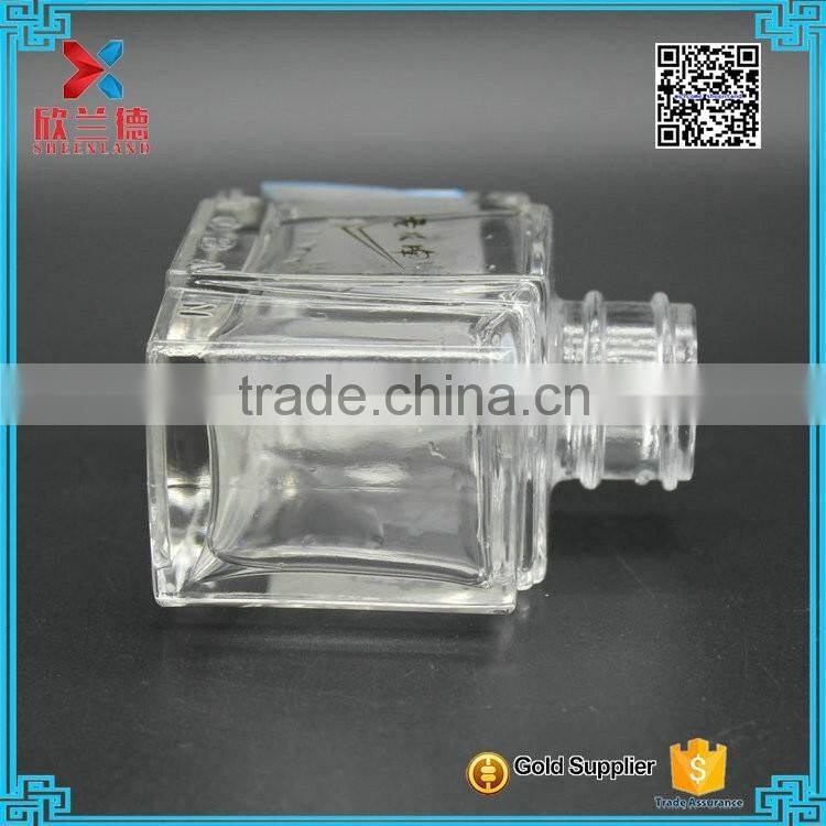 80ml fancy glass ink packaging bottle for european market