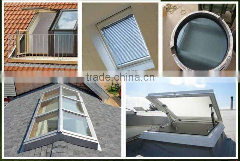 Double Glazing Aluminum top hinged roof window in guangzhou factory