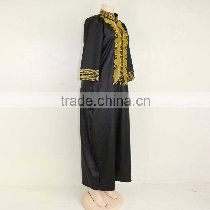 New arrival plus size clothing muslim unisex dress maxi dress 2016