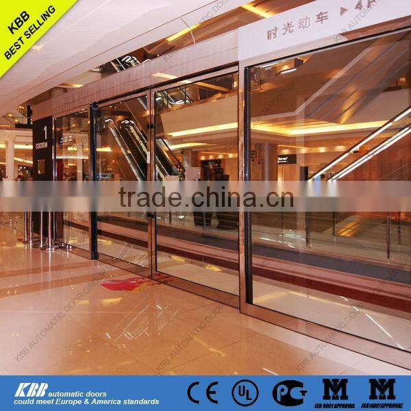 sliding door closer for shopping mall