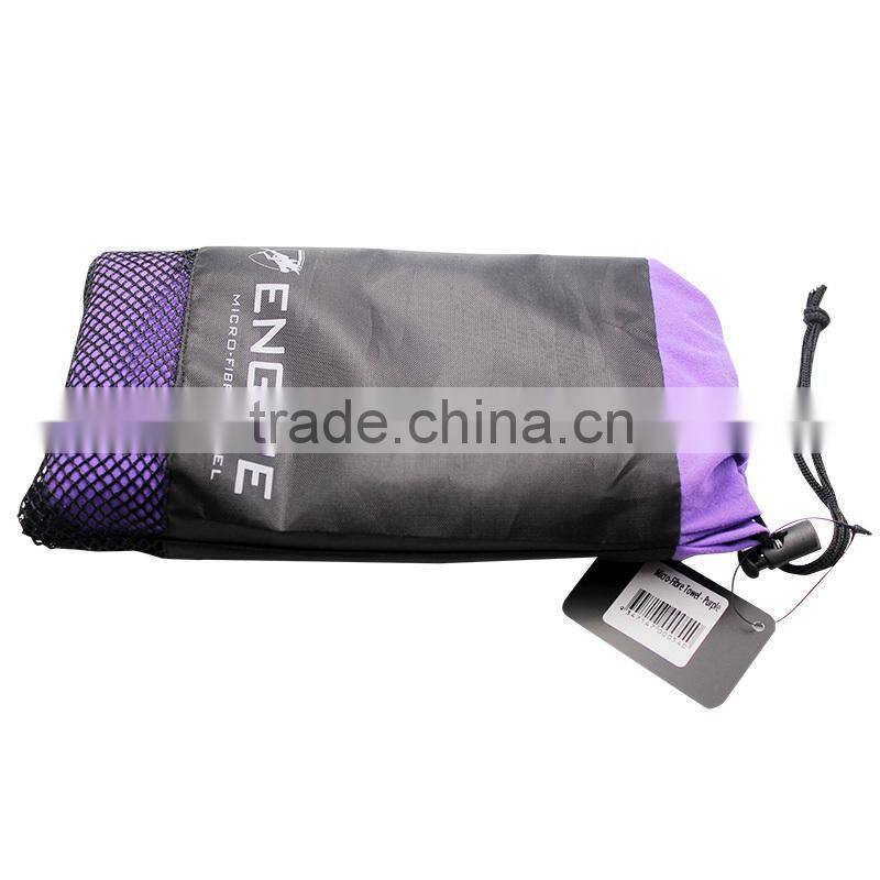 hot selling customized printing promotional gifts suede microfiber sports towel