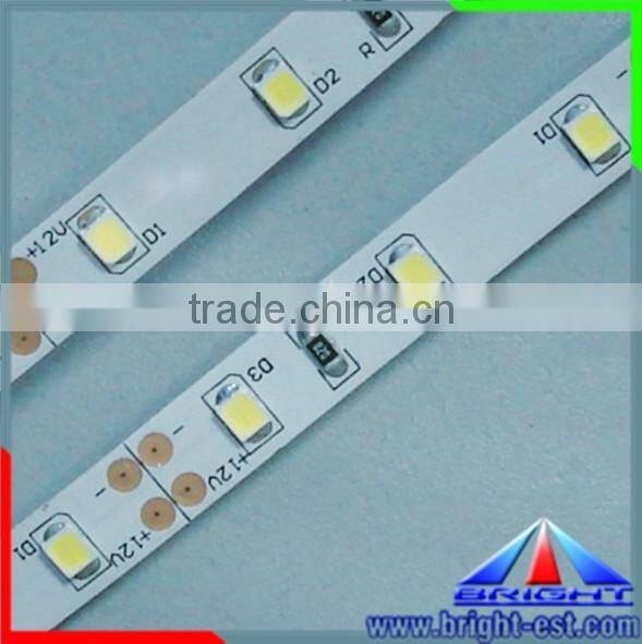 DC12/24v smd 2835 14.4w/m led strip light 60leds IP20 IP65 with CE ROHS