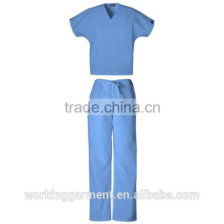 Wholesale OEM Hotsale Fashion Workwear Unisex Durable Scrub Set/Hospital uniform/Nurse Uniform