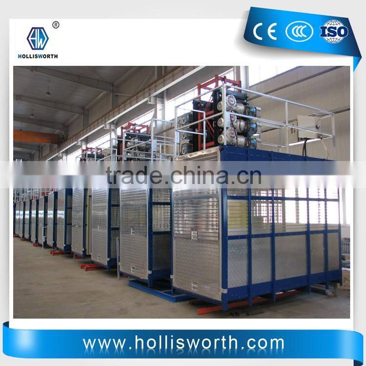 Material Hoist for construction Elevator SC200 2T Small Building Elevator From Factory