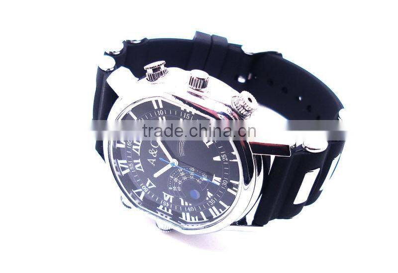 Fashionable 4 in 1 hd dv watch 32gb, 720p HD camcorder watch, mini camcorder in watch Max 32gb JVE-3105G-9