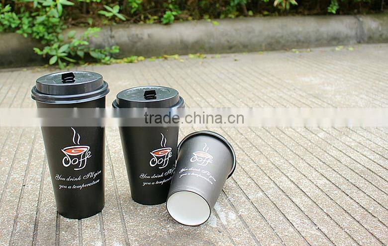 wholesale custom disposable paper cups for coffe ,milk tea